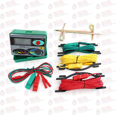 Resolution 0.01Ω Soil Resistivity Testing Equipment Digital Soil Tester