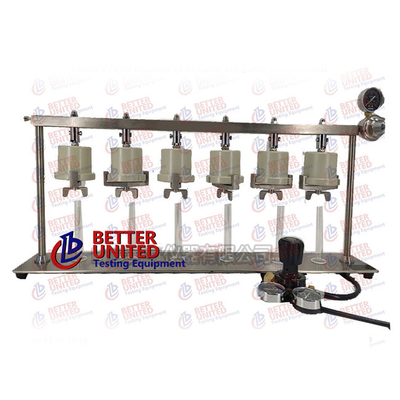 Six Gang Middle Pressure Filter Press Drilling Fluids Testing Equipment