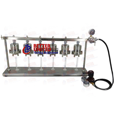Six Gang Middle Pressure Filter Press Drilling Fluids Testing Equipment