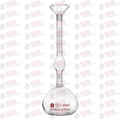 250ml Cement Testing Machine Le Chatelier Flask For Specific Gravity Of Cement