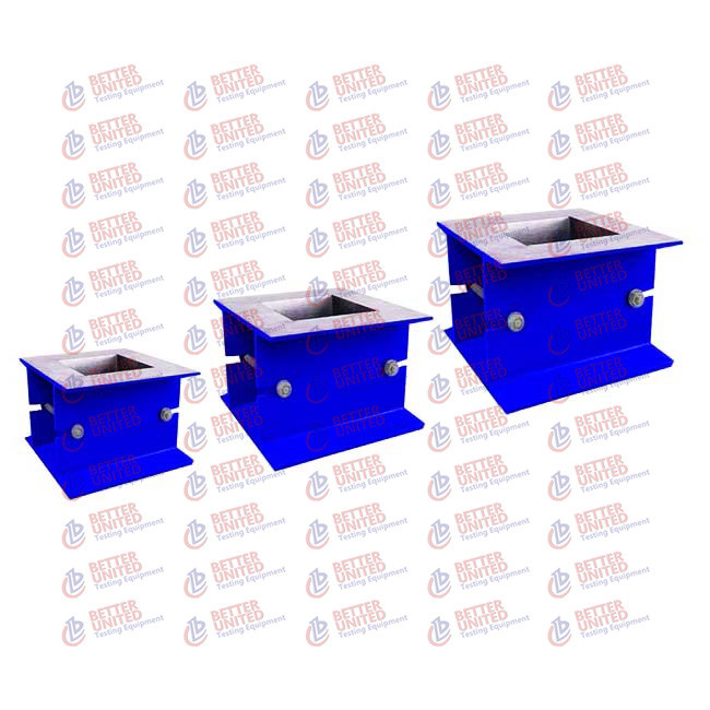 Steel Cube Moulds 1 Gang Concrete Testing Equipment