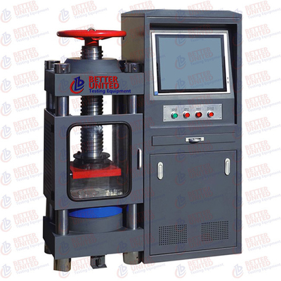 Máy thí nghiệm bê tông SGS 380VAC Máy thí nghiệm nén khối lập phương