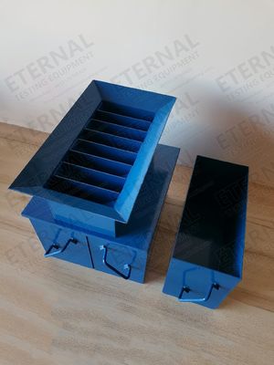Hộp Riffle sơn không gỉ hoặc thép không gỉ Bộ phân chia mẫu Thiết bị kiểm tra đất